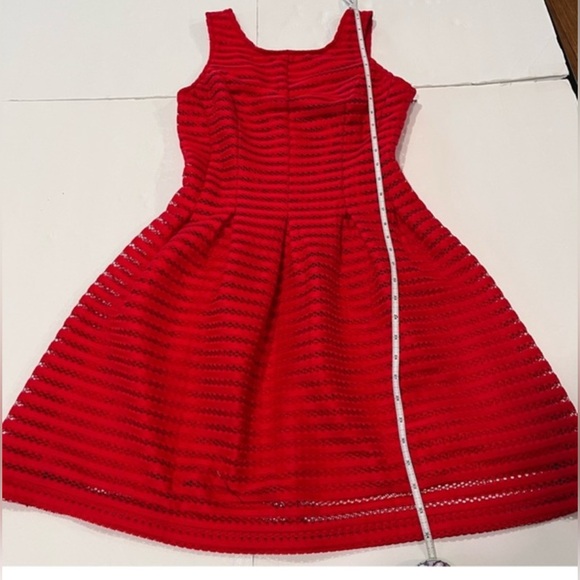 Lulus Brighter is Better Red Ribbed Sleeveless
Skater Dress MEDIUM - Picture 13 of 13